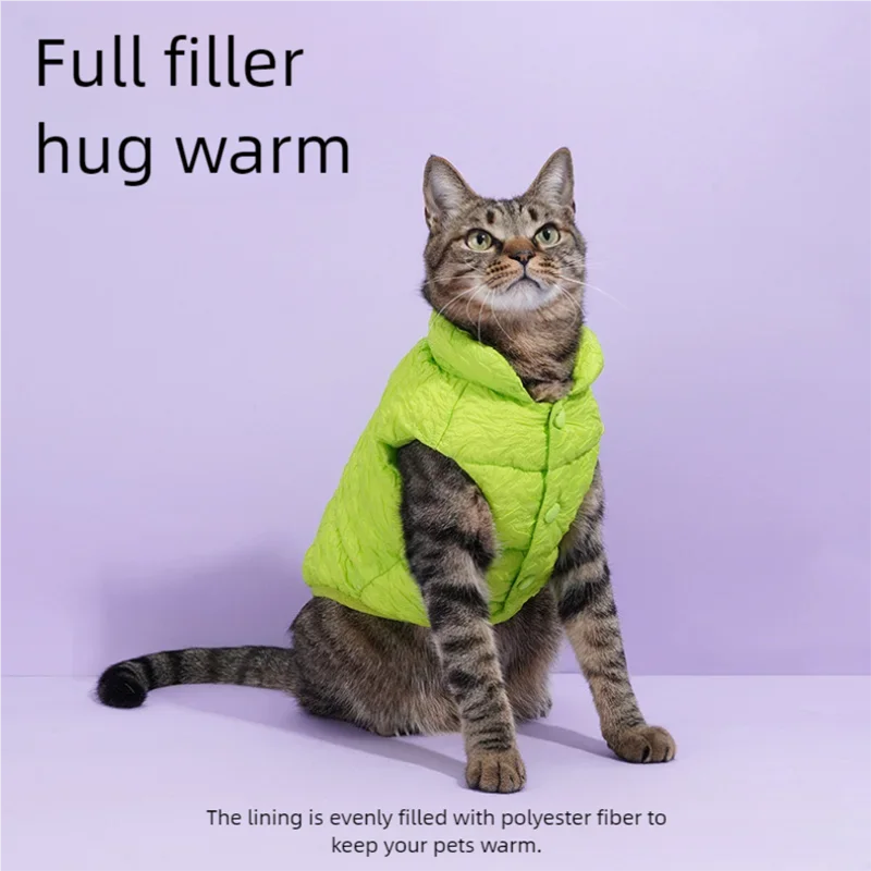 Keep your pets warm in the winter cold with these cotton clothing options—suitable for both cats and dogs, providing universal comfort and warmth! -