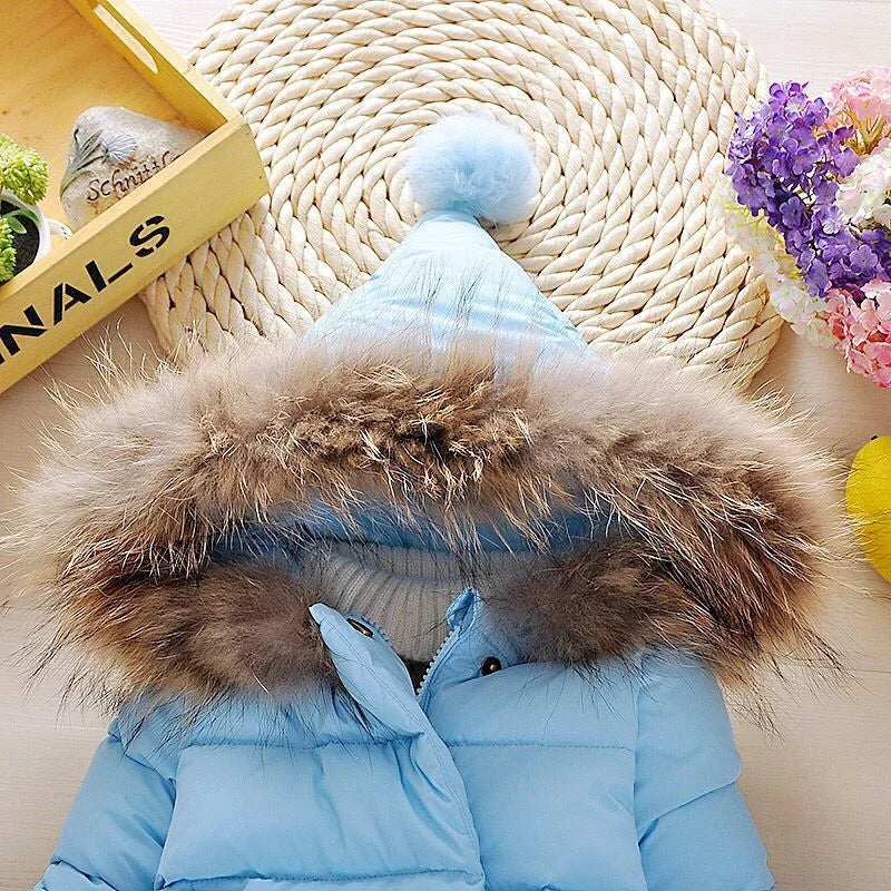Keep your little one snug and stylish this winter with our new warm down jacket—perfect for baby girls and boys! -