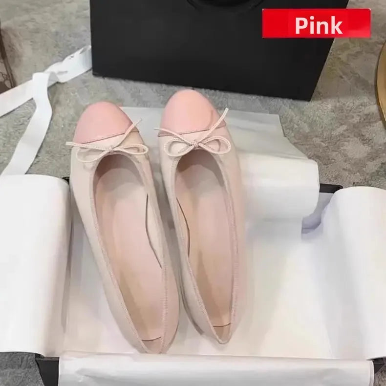 Women's Flat Shoes Knot Design -