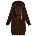 Plush Hooded Drawstring Women Jacket -