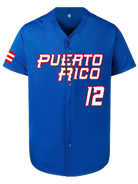 Men's Baseball Jersey Puerto Rico -