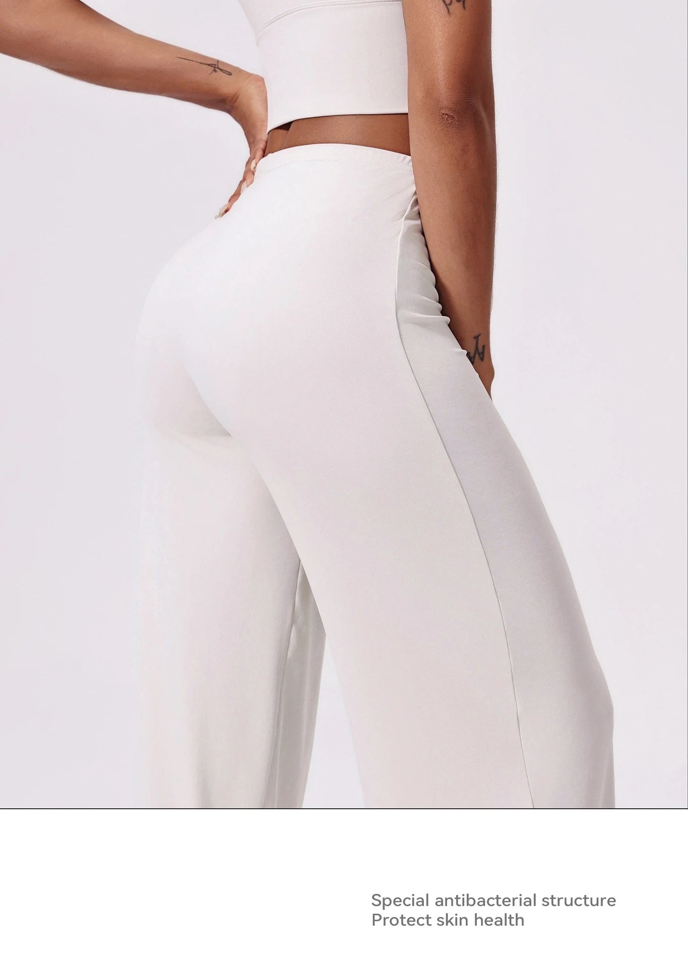 Yoga Wide Leg Pants Women High Waist Flared Leggings Gym Fitness Yoga Pants Workout Runing Women's Control Tummy Sport Leggings -
