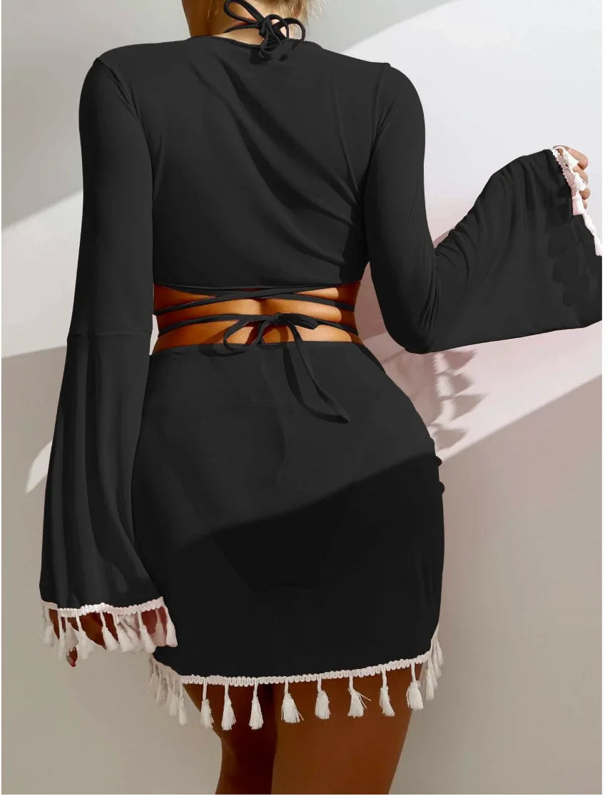 Swimwear Woman Swimsuit Cover Up Bikini Sets -
