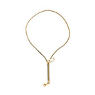 Niche design sense two wear zipper collarbone necklace women's -