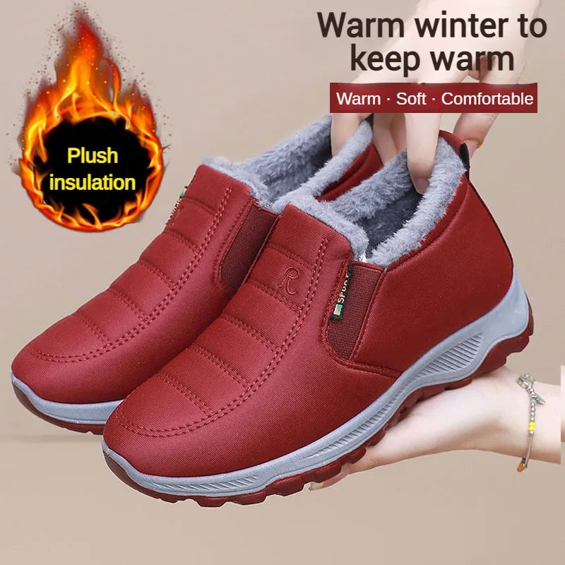 Women's Shoes Autumn Winter Casual Cotton Chunky Sole Warm Anti-Slip Affordable Free Shipping -