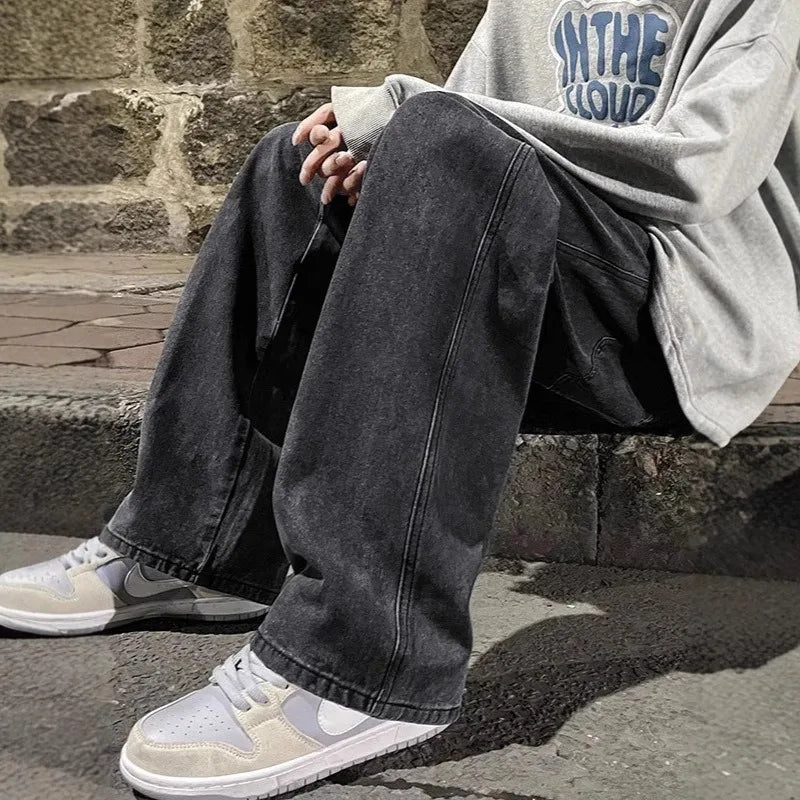 Men's Jeans New Loose Straight Leg -