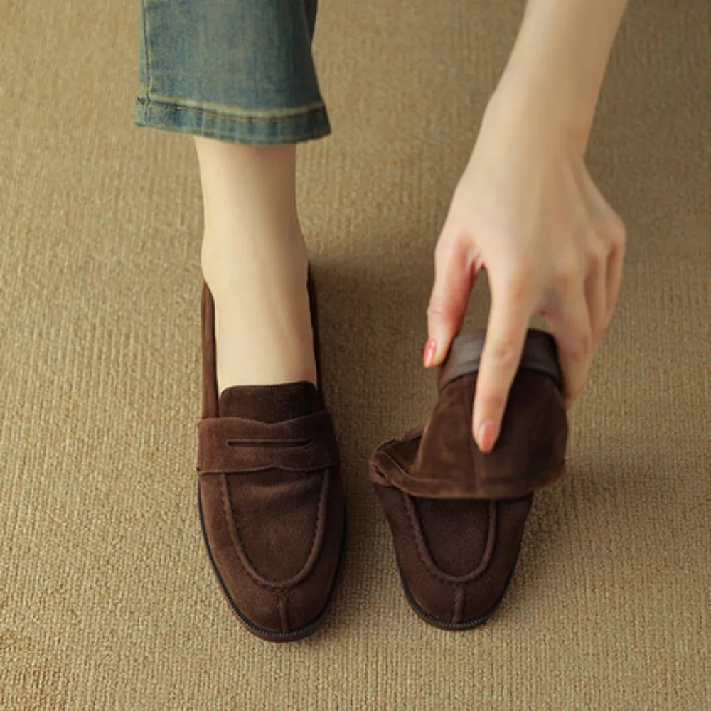 Brown Casual Flats -