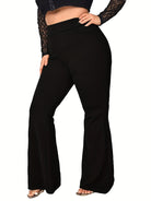 Plus-size flared pants -