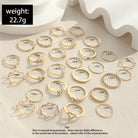 Wave Joint Rings Set (Women) -