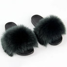 Faux Fur Slippers Women -
