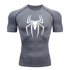 Men's Spider Print Compression Shirt -