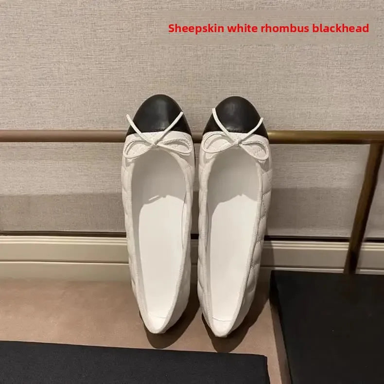 Women's Flat Shoes Knot Design -
