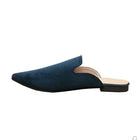 Female Simple Sewing Plain Shoes Outdoor Pointy Toe Slides Camel Blue Soft Sole Wide Fitting 48-33 2022 New Arrivals De Mujer -