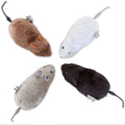 1Pc Funny Lifelike Plush Mouse Running Rat Toy for Cats & Dogs -