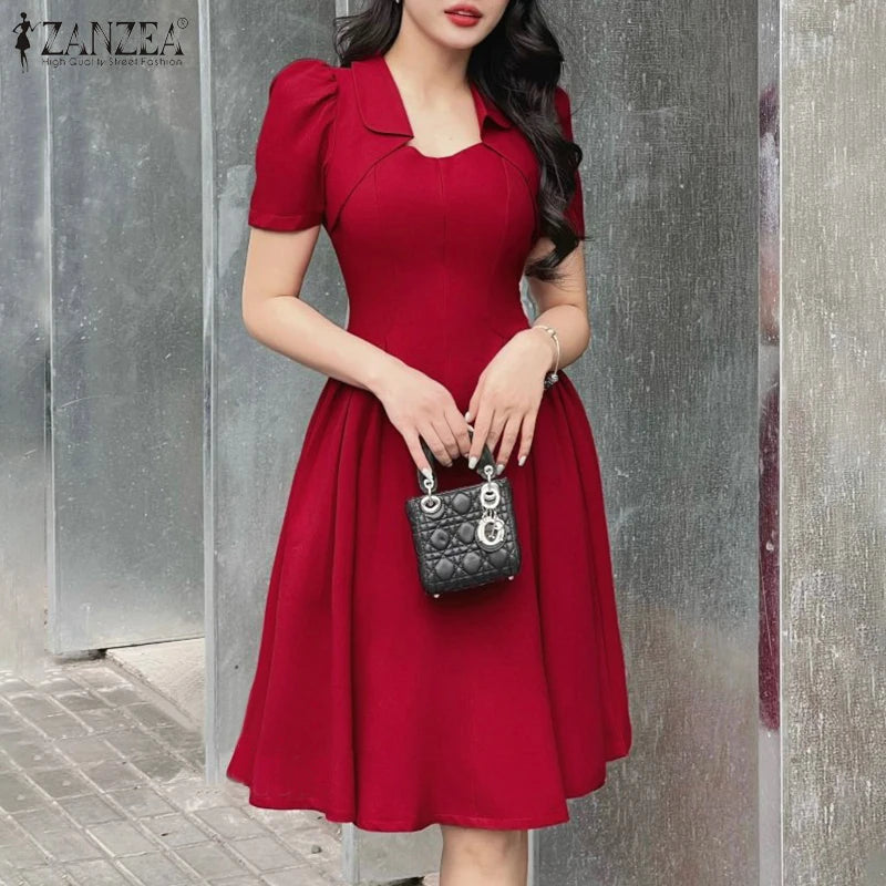 Elegant A-Line Party Dress -