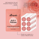 GLP-1 Patches For Body Shaping Fat Burning Anti Cellulite Improve Stomach Control Appetite Increase Metabolism Weight Loss Patch -
