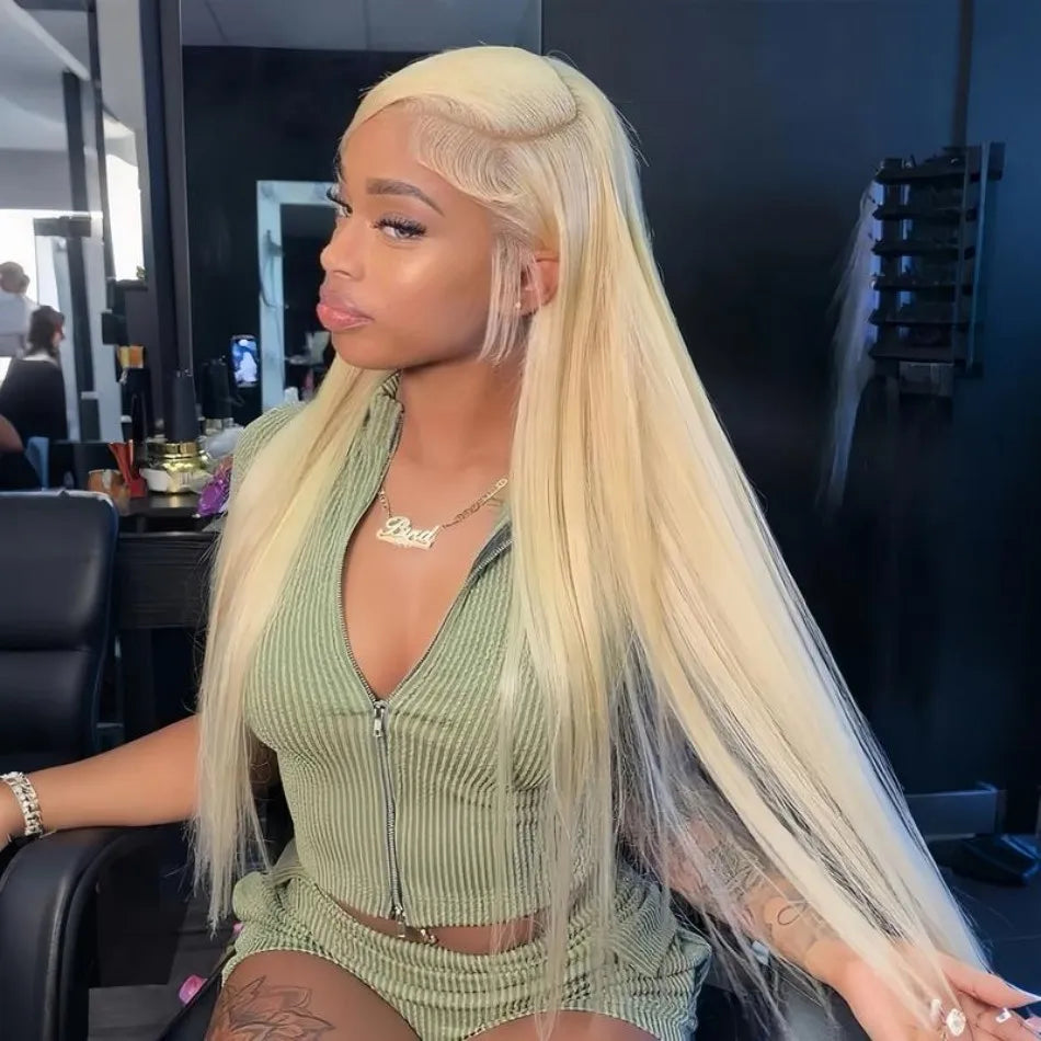 Blonde Human Hair Wigs -