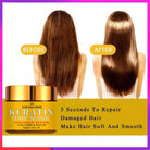 Revitalize your hair with this hair mask enriched with biotin, collagen, keratin, and essential oils. Nourish and repair dry, damaged hair for a healthier-looking mane. -