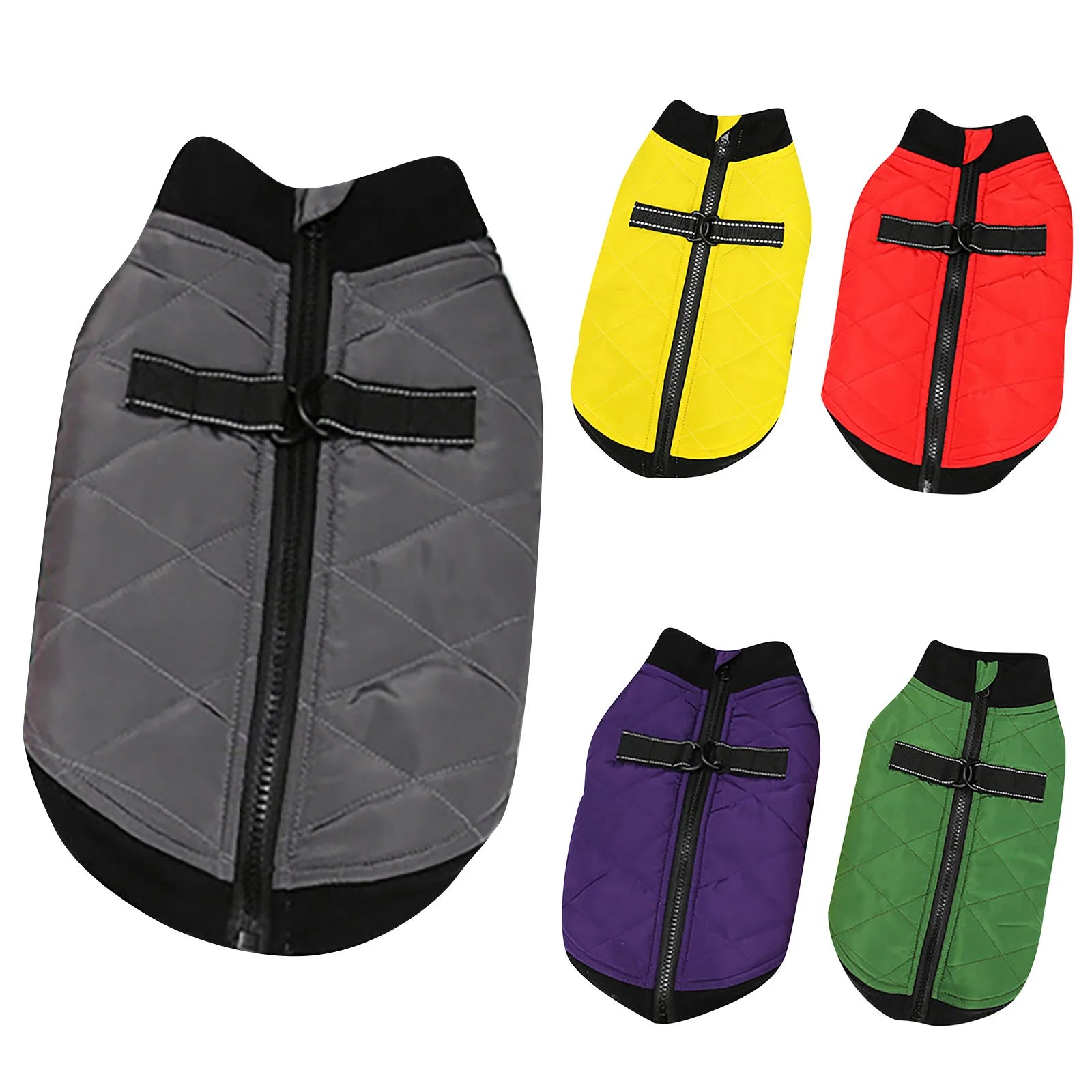 Pet Dog Clothes Winter Warm Padded Dog Clothes Waterproof Pet Coats Vest Jacket For Small Medium dogs Puppy Costumes -
