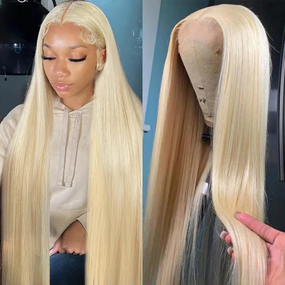 Blonde Human Hair Wigs -