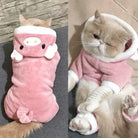 Keep your furry companions warm in the colder months with these thickened soft fleece dog and cat jumpsuits—perfect for cozy and stylish pet attire! -