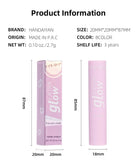 Handaiyan Long Lasting Lipstick Waterproof Moisturizing MIrror Watery Jelly Lip Stick Lip Plumper Lip Balm Makeup -