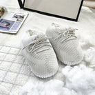 Unisex Winter Warm Home Slippers Women/Men One Size Sneakers Lady Indoor Cotton Shoes Woman House Floor Sliders Ladies Slippers -