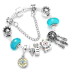 Pink Heart To Heart Beads Charm Bracelets -