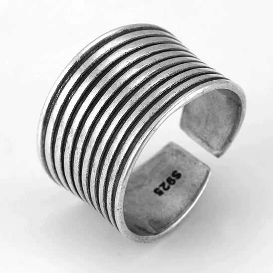 Sterling Silver Hollow Out Rings -