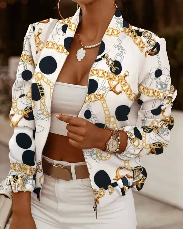 Stay stylish and warm with this women's jacket—perfect for any season! -