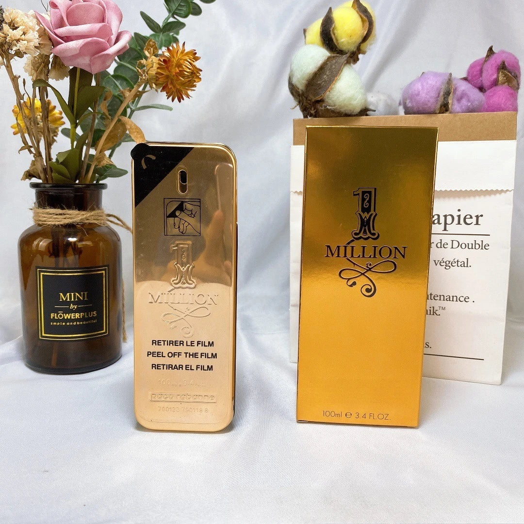 Men's Eau de Toilette 100ml, Spicy Woody Amber Scent, Long Lasting Fragrance, Elegant Gift Box, Day to Night Wear -