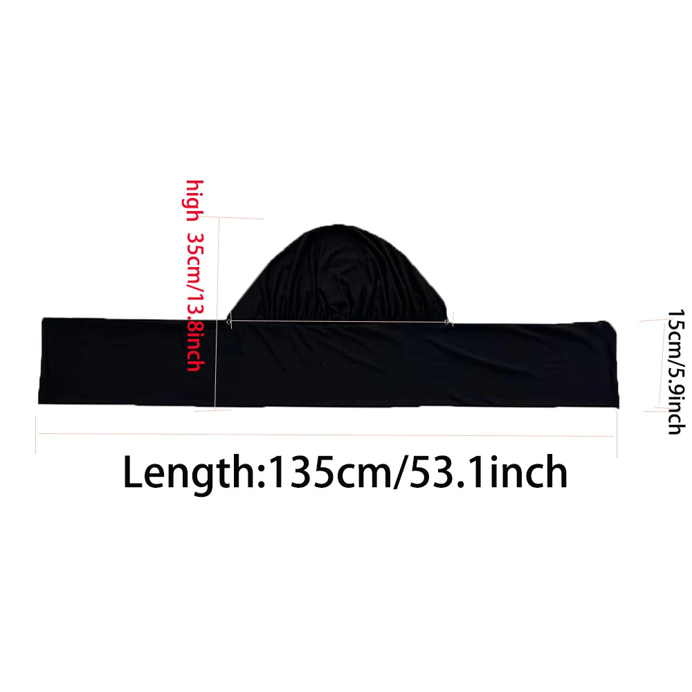 Experience effortless style and full coverage with this ready-to-wear instant hijab—featuring a secure fastener design, perfect for Muslim women seeking comfort and elegance! -
