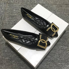Pointed Flat Loafers -