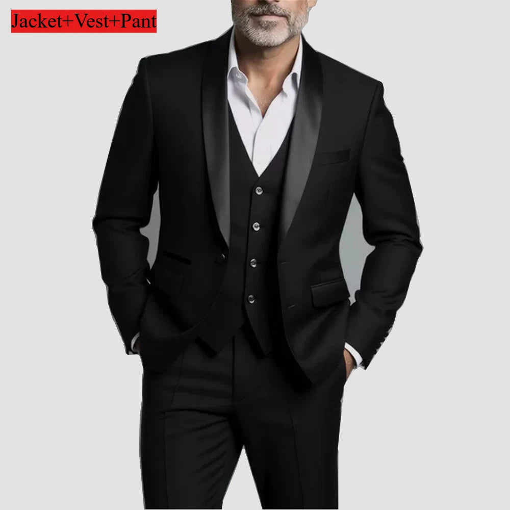 Men Formal Slim Fit Tuxedo -