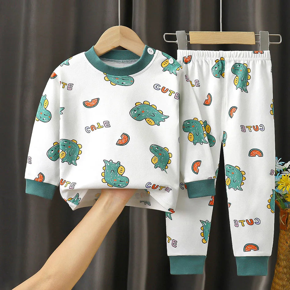 Cotton Children Pajamas Sets (Unisex) -
