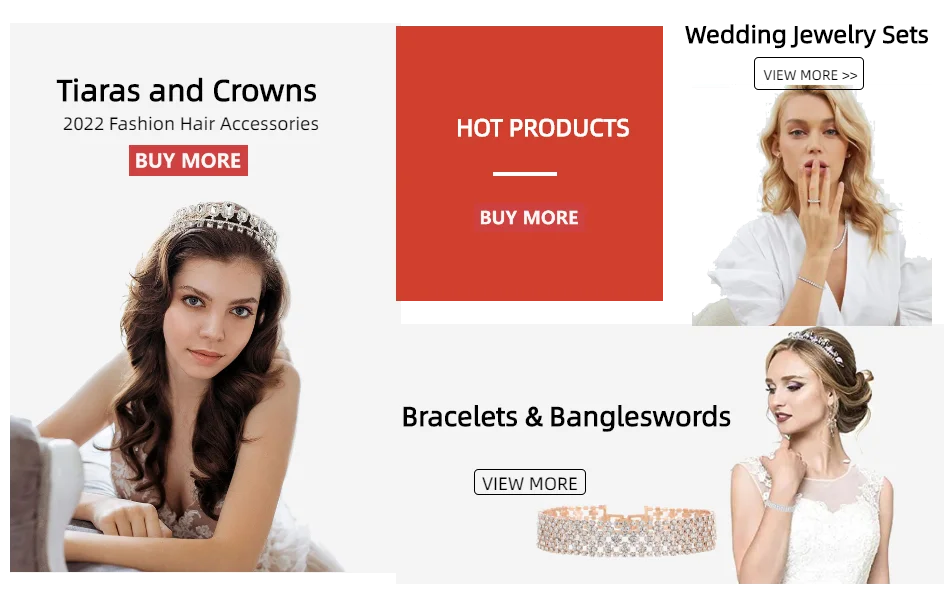 Ladies' Necklace, Earrings, Bracelet, Three-Piece Set -
