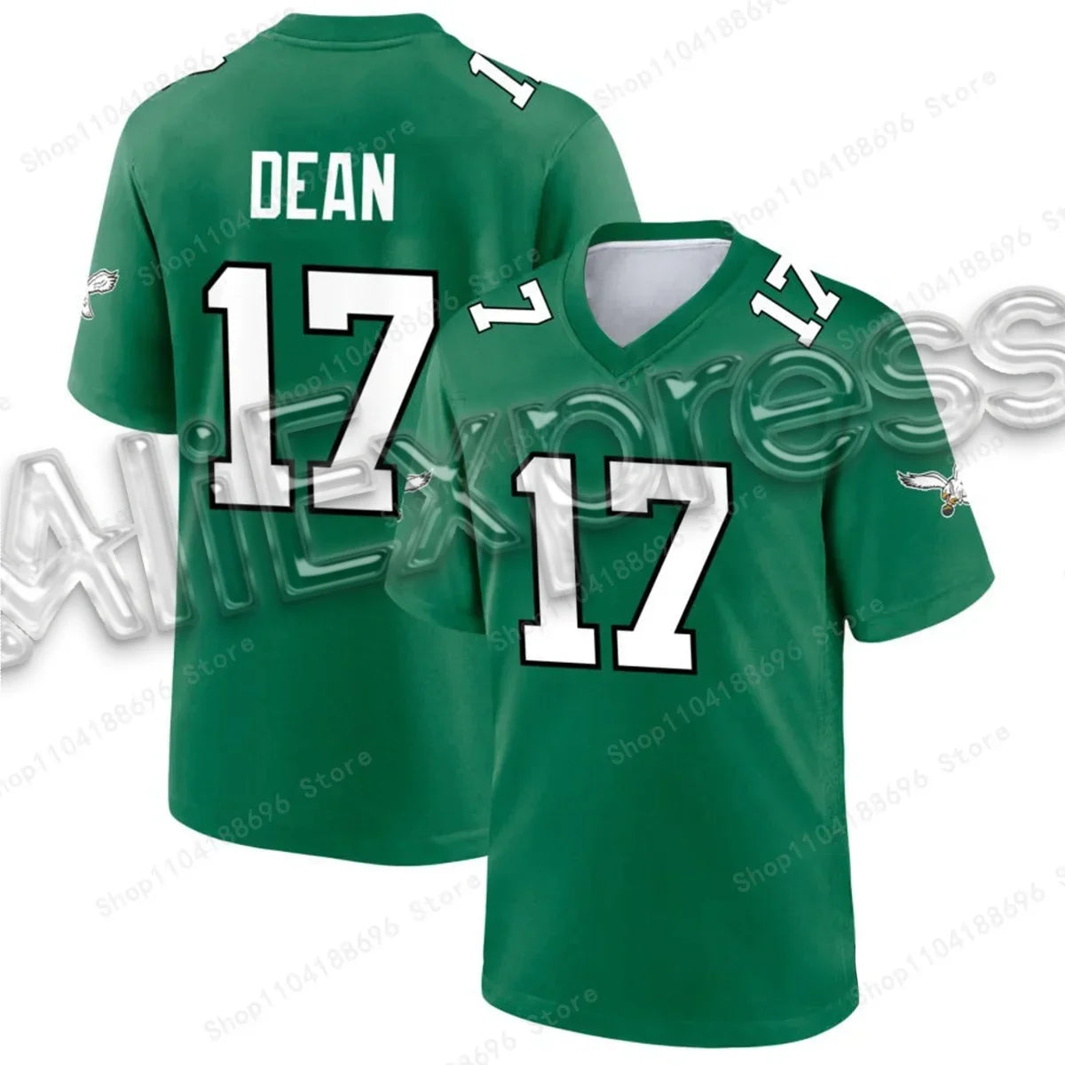 Philadelphia Eagles Game Jersey - Kelly Green -