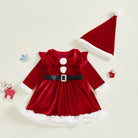 Celebrate the season in style with these adorable Christmas outfits for baby girls aged 1-2 years—cozy, festive, and cute! -
