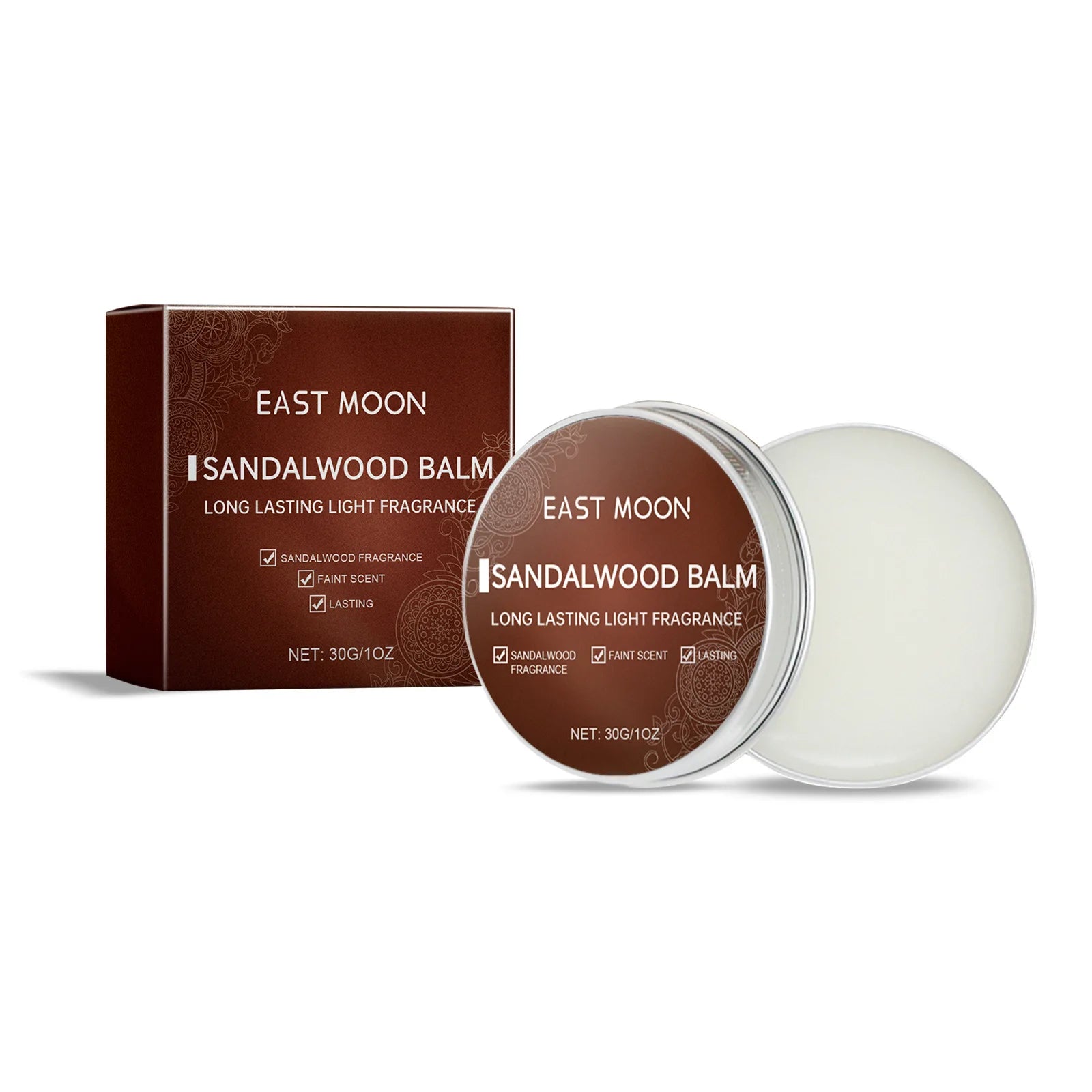 Men Sandalwood Balm Series Lasting Scent Keep Fresh Dating Flirting Improve Temptation Portable Body Light Fragrance Solid Balms -