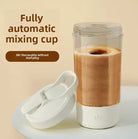 Rechargeable electric blender cup | protein powder shaker+coffee/milk/smoothies/protein milkshakes -
