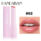 Handaiyan Long Lasting Lipstick Waterproof Moisturizing MIrror Watery Jelly Lip Stick Lip Plumper Lip Balm Makeup -