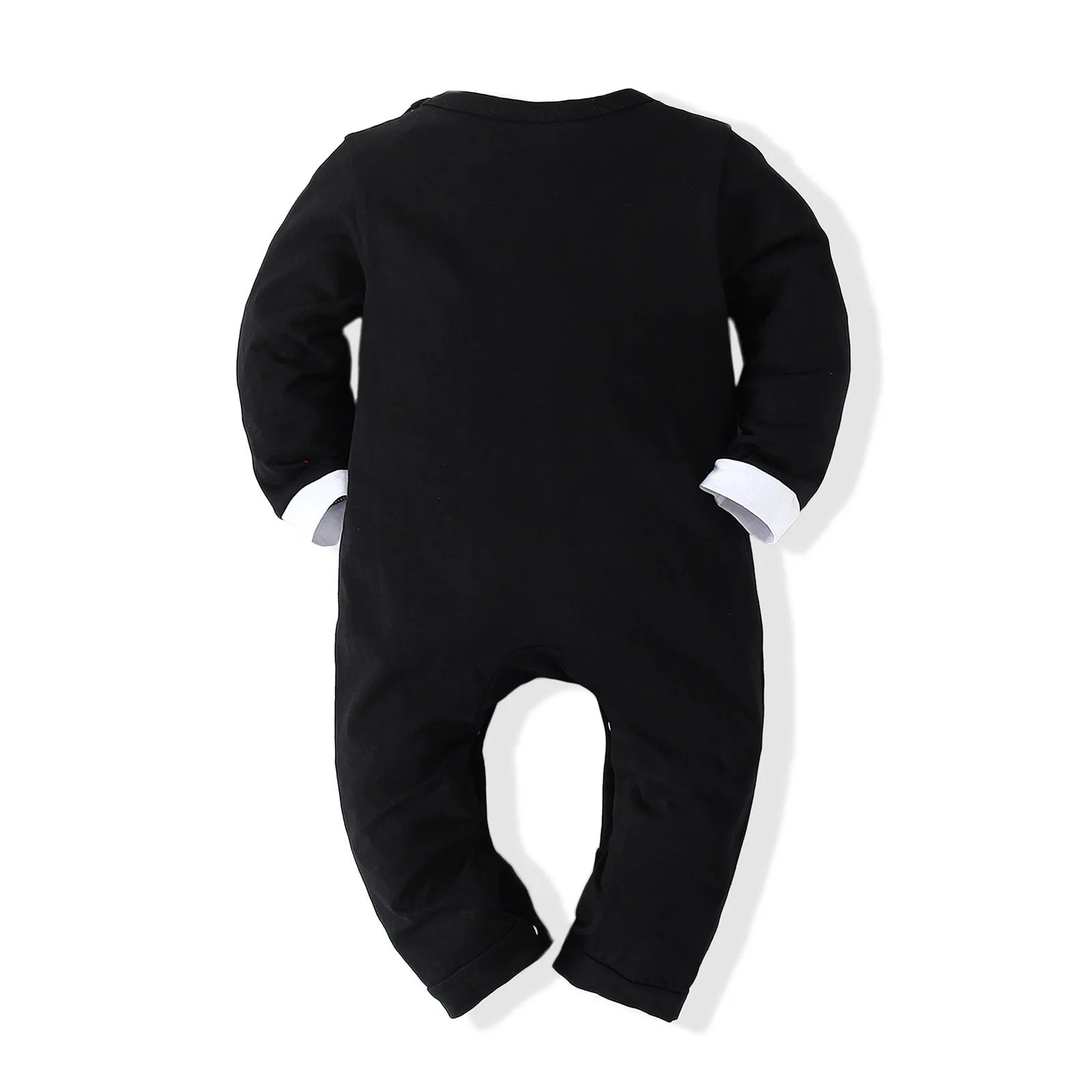 Dress your little gentleman in style with this cotton formal romper—perfect for baby boys who love to look sharp and charming! -