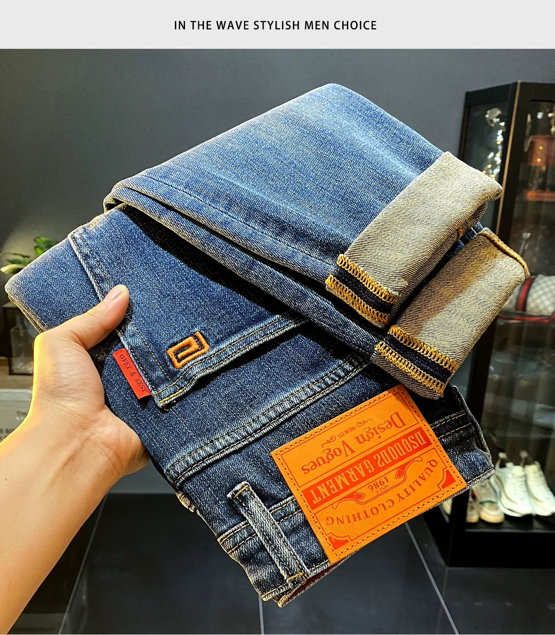 Jeans For Men Fashion High End -
