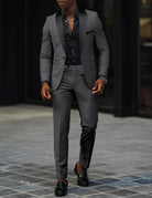 Men's Business Casual Two-piece suit -