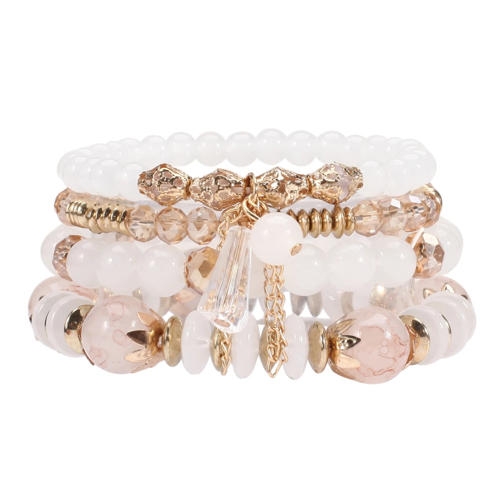 Stackable Bead Bracelets -