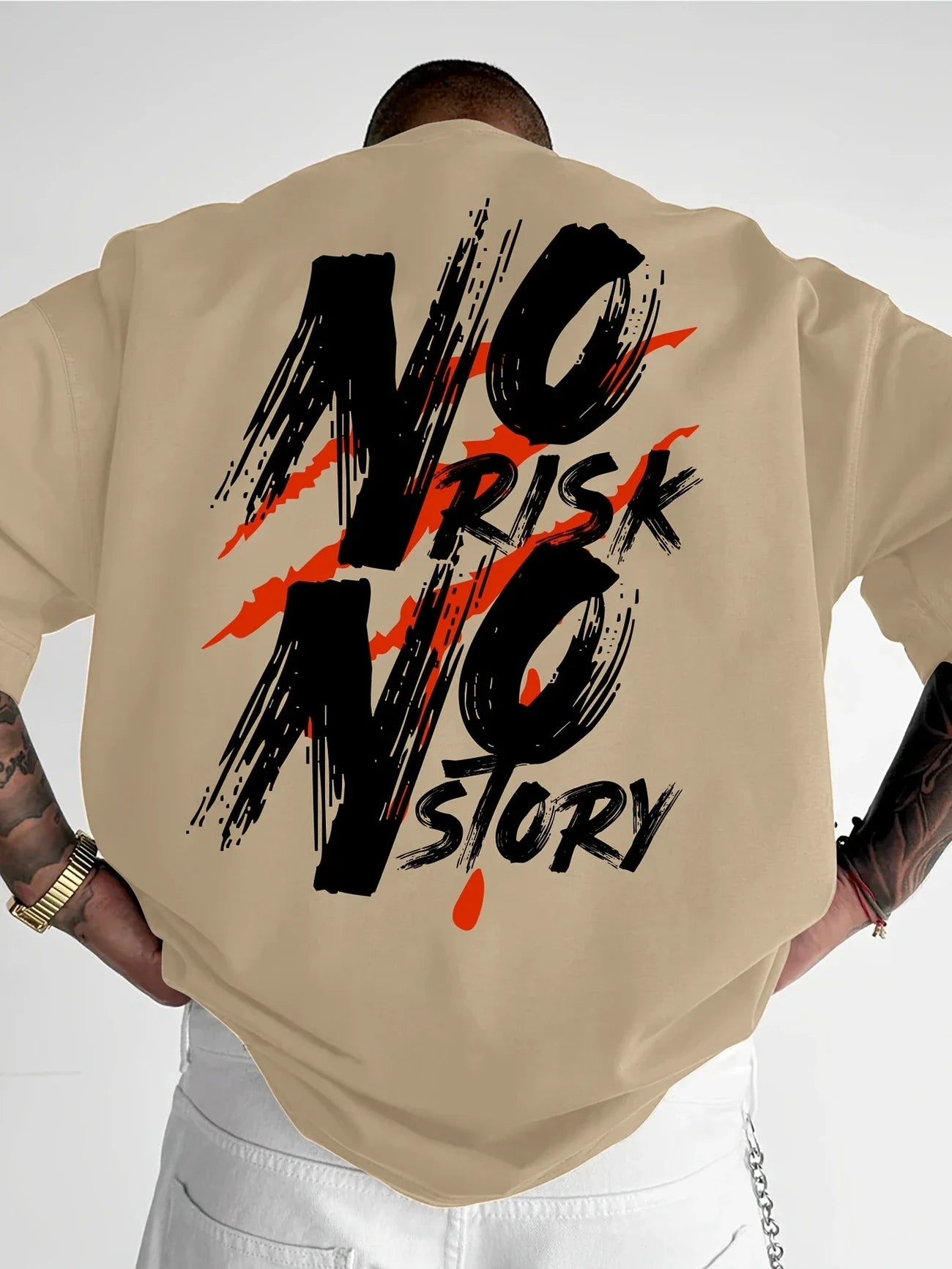 Men's No Risk, No Story T-shirt -
