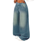 Stay cool and comfy in these trendy baggy jeans for women! -