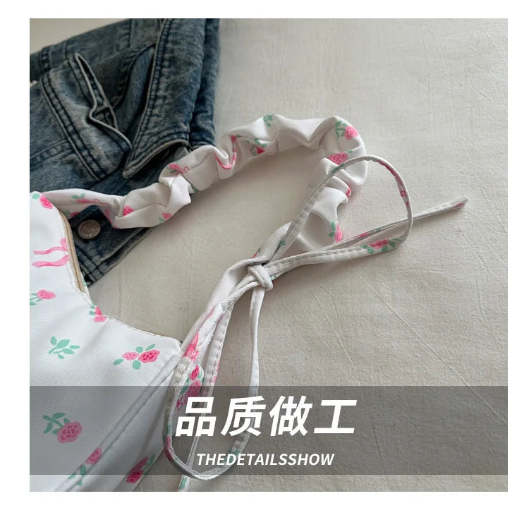Stay stylish with these chic women's handbags made from nylon. Featuring a pleated design, these bags are perfect for the summer season, offering a trendy and functional accessory for your everyday outfits. -