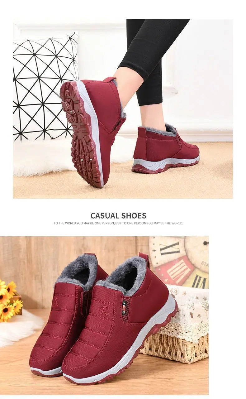 Women's Shoes Autumn Winter Casual Cotton Chunky Sole Warm Anti-Slip Affordable Free Shipping -
