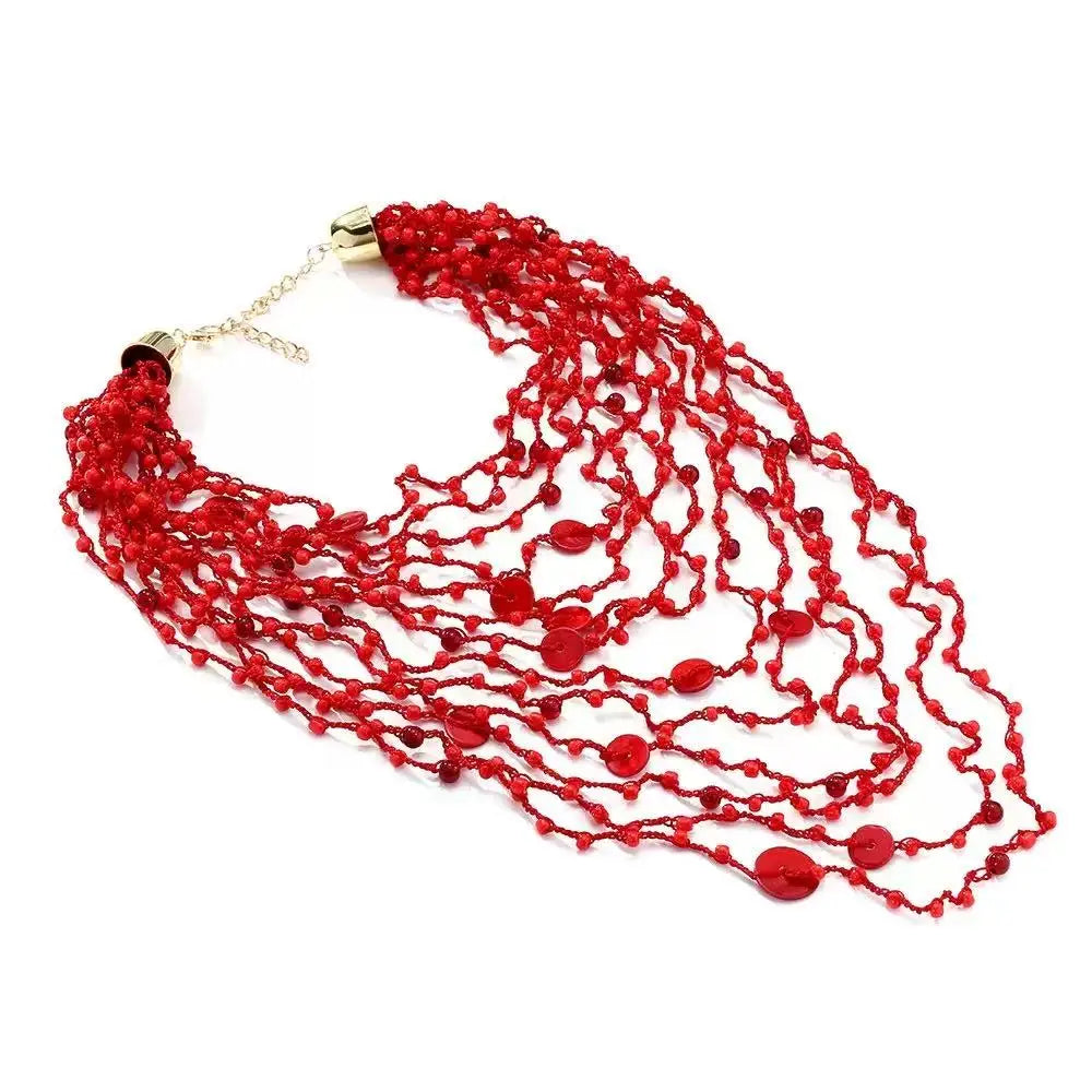 Multi-layered Handmade Necklace for Women -